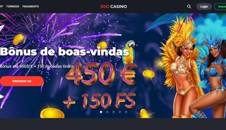 JooCasino 150 Rodadas Gratis & 450 EUR Pacote de boas-vindas