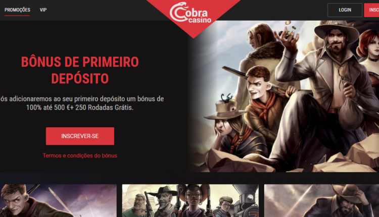 CobraCasino 250 Rodadas Gratis & 500 EUR Codigo de Bonus