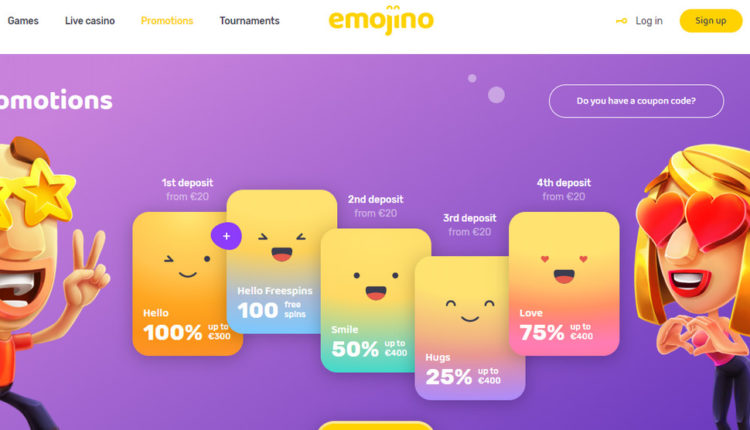 Emojino 30 Sem depósito rodadas gratis para novos jogadores