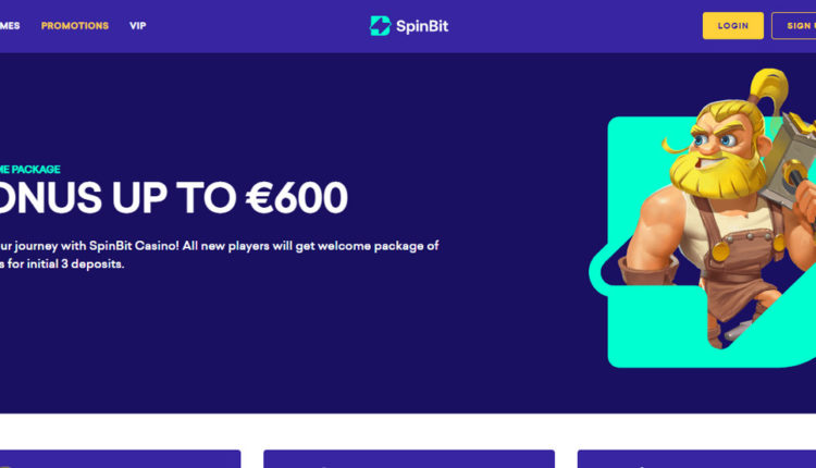 SpinBit 80 Rodadas Grátis & Bônus de Boas Vindas up to 600 EUR