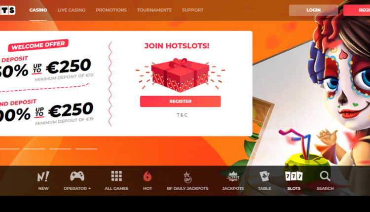 HotSlots Pacote de boas vindas 150% & 200% up to €500