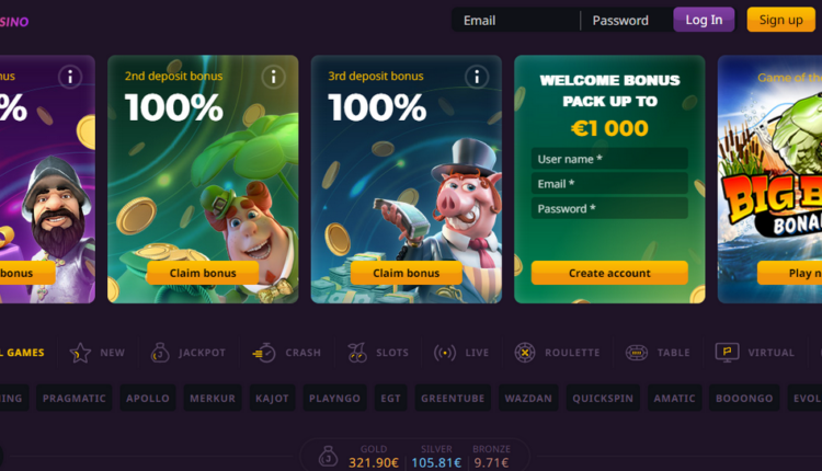 Respin Casino Welcome Bonus Pack up to 1000 EUR