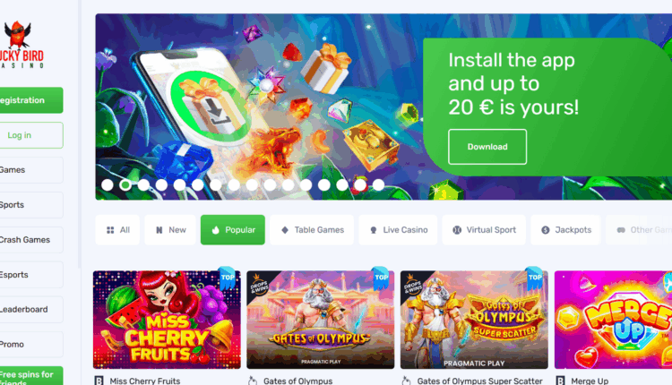 Luckybirdcasino Exclusivo 50 Sem depósito rodadas gratis